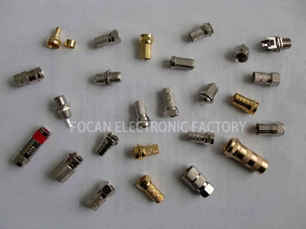 PCB Mount RF Coaxial Female F Type Connector