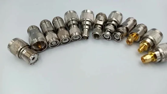RF Coaxial N Type Female/Jack 25.4mm Sq Flange Connector to SMA Female/Jack Adaptor Connector