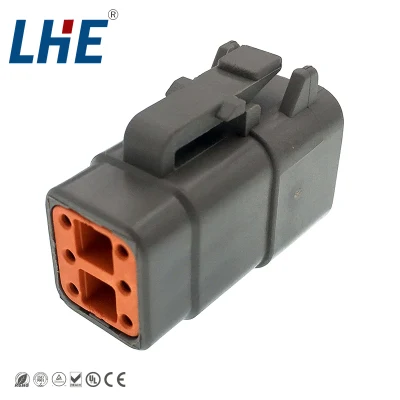 Dtm06-6s Sealed Automotive 6 Pin Male Female Deutsch Connector